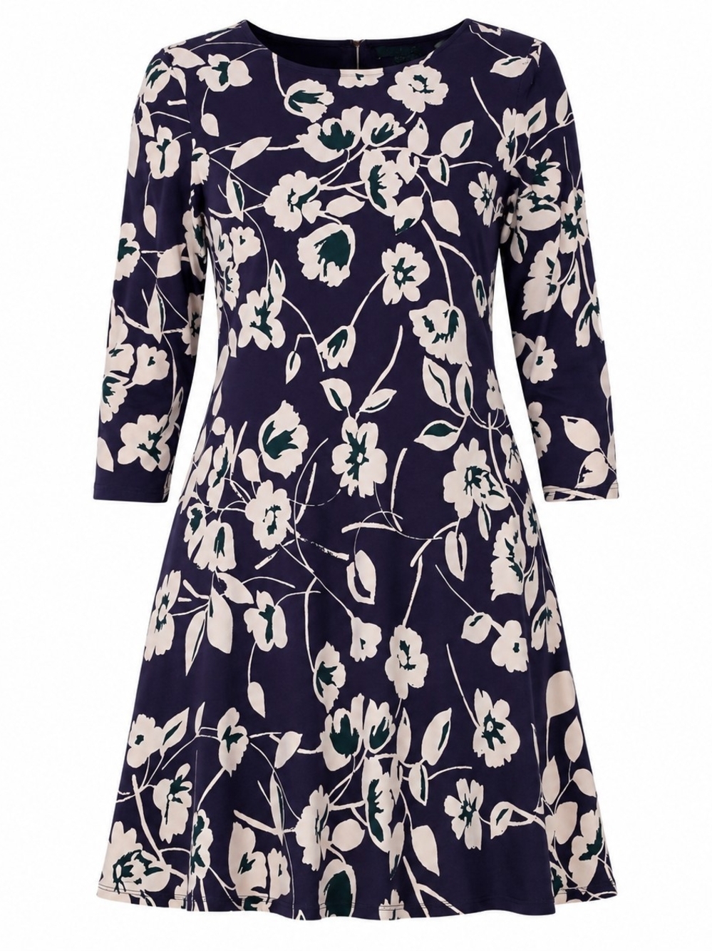 Lauren Ralph Lauren Shift Dress Women's Purple Floral Design Size 16
